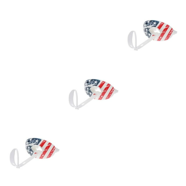 kurtrusly Mouthguards For All Durability And Fit For Any Mouth Shape Tooth Braces Mouth Guard Unique USA Flag 3Set