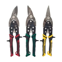 Stanley 3 Piece FatMax Aviation Tin Snip Set with Steel Blades, Multicolor