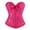 Hot Pink, variant on Kaemgyyd Medieval Corset Tops for Women Floral Back Lace up Renaissance Corset Going out Party Club Night out Shapewear