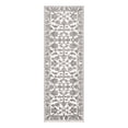 thumbnail image 3 of Unique Loom Boston Collection Area Rug - Floral (2' x 6' 1" Runner white Gray/Ivory), 3 of 7