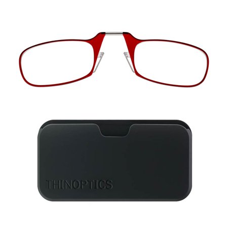 ThinOptics unisex-adult Reading Glasses + Black Universal Pod Case ...