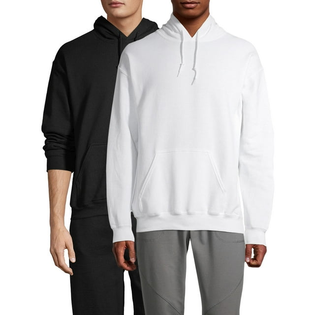 Gildan Men's Heavy Blend Fleece Hooded Sweatshirt, 2-Pack