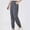 Dark Gray, variant on Swuxness Girls Slim Leg Sweatpants Full Length Pants Elastic Waist Pocket Fall Sports Casual Wear