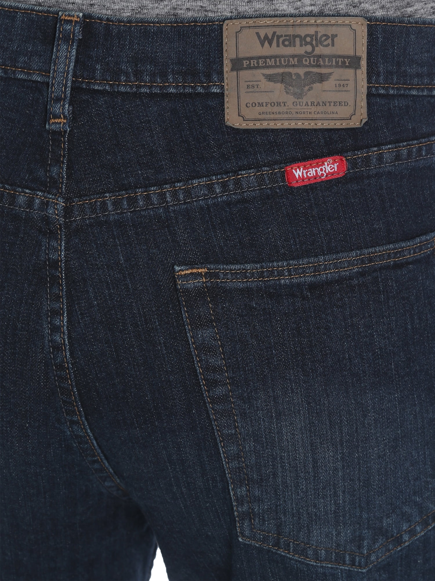 Wrangler Men's and Big Men's Relaxed Fit Jeans with Flex 