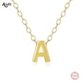 thumbnail image 2 of Collar con colgante de letra inicial de Plata de Ley 925 de Aide para Mujer y niña, Collares con alfabeto AZ para Mujer, joyería fina, regalos de navidad Tan Jianjun  unisex, 2 of 2