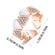 thumbnail image 5 of Fiudx Zirconia Cúbica, Elegante Alegría de Mariposa, Anillo de Compromiso Atemporal, Regal Romántico de Boda, Celebración de Aniversario de Compromiso, Brillo de Alma para Mujeres y Niñas, Diseño Com, 5 of 5