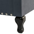 thumbnail image 6 of SAFAVIEH Hathaway Modern Tufted Bed Frame with Nail Heads, Queen, Navy, 6 of 8