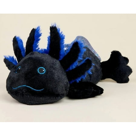 Warmies 9107875 14 x 8 in Axolotl Stuffed Animals, Black