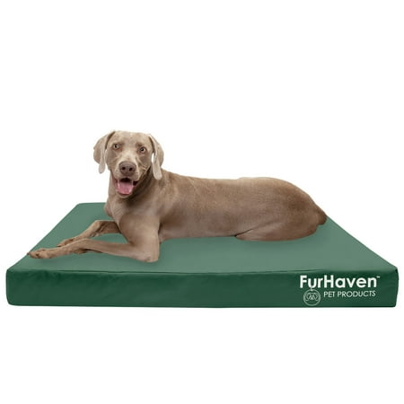 UPC: 0842229120684 | FurHaven Pet Products Oxford Indoor/Outdoor Deluxe Cooling Gel Top Pet Bed for Dogs & Cats – Forest  Jumbo Plus