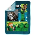 thumbnail image 4 of Minecraft Kids Silk Touch Fleece Throw, 100% Polyester, 4 of 5