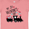 thumbnail image 4 of Inktastic My First Valentines Day Train Boys or Girls Baby T-Shirt, 4 of 5