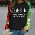 thumbnail image 2 of VBARHMQRT Chandails à Capuche Zippés Grande Taille pour Femmes Mode Automne et Hiver pour Femmes Imprimé Arbre de Noël Deux Couleurs Manches Longues Col Rond Chandail Décontracté Sans Capuche Deux, 2 of 4