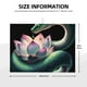 thumbnail image 2 of Fotbe Snake Holding A Lotus Alfombrilla de Secado para Cocina con Estampado, 18x24 Pulgadas, 2 of 7