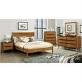 thumbnail image 6 of Bowery Hill 2-Drawer Mid-Century Solid Wood Nightstand in Oak, 6 of 7
