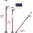 thumbnail image 2 of 2Pack Adjustable Support Pole with Carry Bag, Steel Multiuse Support Rod for Jacks Drywalls Cabinets, 45 to 114 Inch, 2 of 9