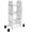 silver, variant on 2.5ft 7 in 1 Multi-Purpose Ladder, Folding Aluminium Extension Ladder w/Anti-Slip Feet, EN 131 Standard 330LB Capacity
