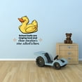 thumbnail image 2 of School Bells Duck Classroom Quote Cartoon Quotes Decors Wall Sticker Art Design Decal for Girls Boys Kids Room Bedroom Nursery Kindergarten Home Decor Stickers Wall Art Vinyl Decoration (40x20 inch), 2 of 2