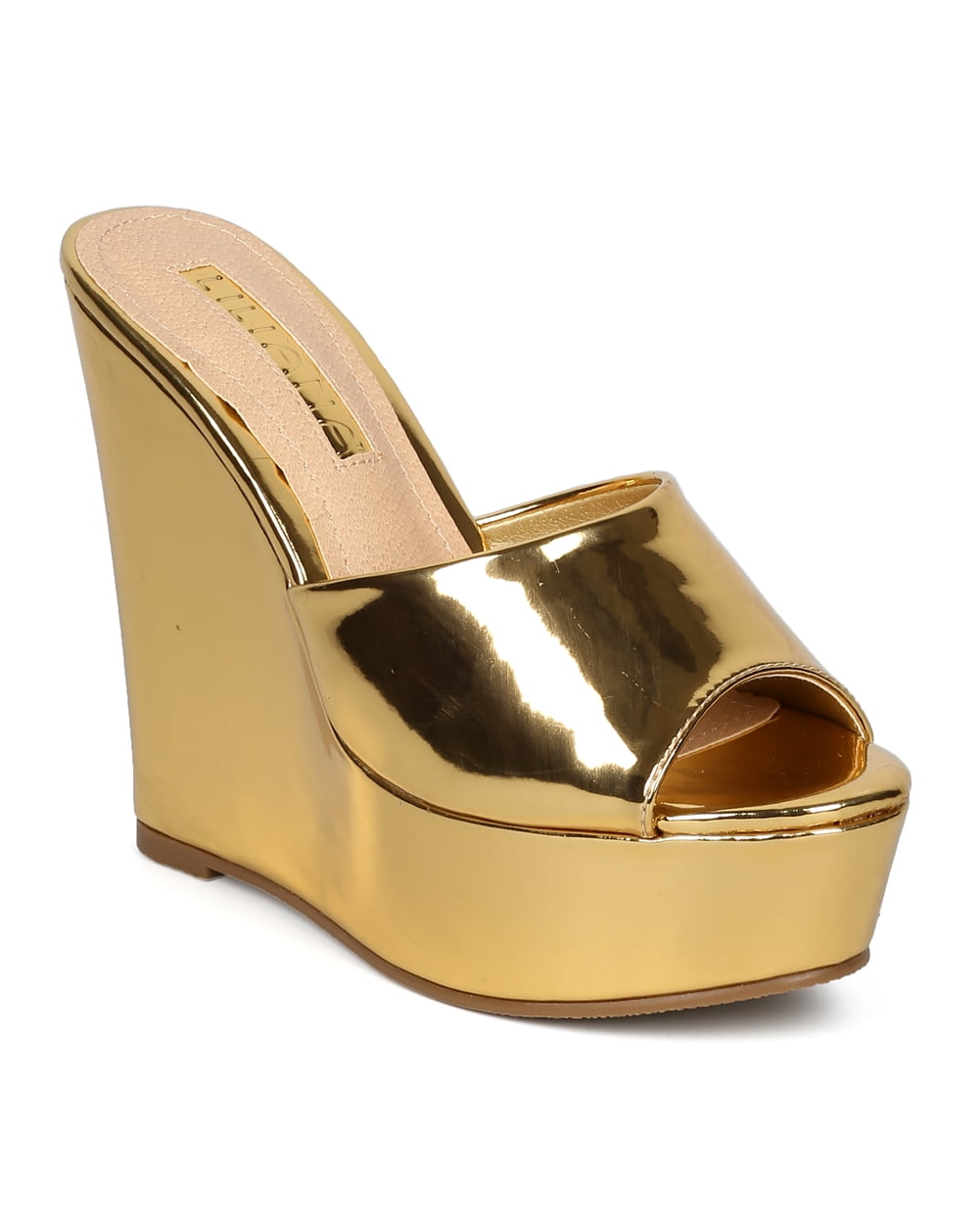 slip on platform wedges