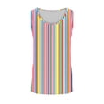thumbnail image 4 of ZCFZJW Workout Tank Tops for Men Casual Tie Dye Colorful Striped Print Summer Sleeveless Vest Trendy Athletic Quick Dry Beach Hawaiian T-Shirts Multicolor#20 XXL, 4 of 5