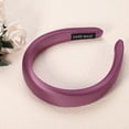 thumbnail image 6 of Fabric Wide Headbands Simplicity Design Classic Style 1.18inch Wine Red for Women Girl, 6 of 7