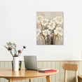 thumbnail image 2 of PRATYUS Fall Decor White Hydrangea Art Modern Canvas Wall Art Picture 16x20in for Living Room Bedroom 16x20in, 2 of 3