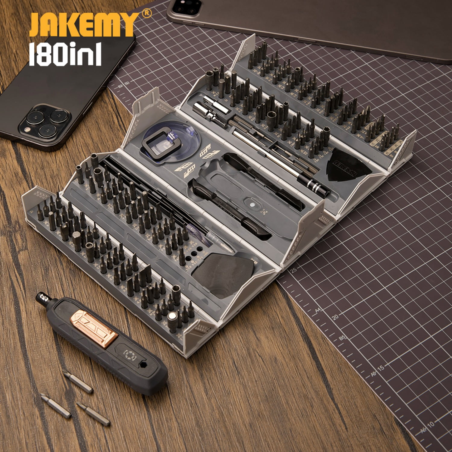 JAKEMY 180 in 1 Precision Screwdriver Set