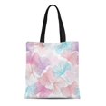 thumbnail image 1 of JSDART Canvas Tote Bag Gingko Biloba Pattern Violet Rose Bleu Rose Quartz Réutilisable Épaule Épicerie Sacs à Main Sac à Main, 1 of 1