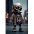 thumbnail image 1 of Figuras de esqueleto geniales para Halloween, muñeco de esqueleto, adorno de resina, figura de calavera, estatua de resina, regalo de decoración del hogar para Halloween, 1 of 4