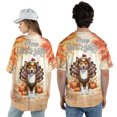 thumbnail image 5 of Happy Thanksgiving Basenji Turkey Costume Pumpkins Autumn Leaves All Over Print 3D Baseball Shirt African Barkless Dog Lover Softball Sport - 13014, 5 of 6