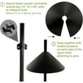thumbnail image 6 of ZDWQFA 18" Polypropylene Squirrel Baffle Shepherd Hook, 6 of 6