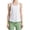 White, variant on Quick Dry Sleeveless Sports Tank Tops for Women, Loose Breathable Workout Vest, Basic U-Neck Fitness Top for Running, Gym, College Students Black M