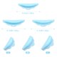 thumbnail image 3 of Almohadillas rizadoras de pestañas Hicarer de silicona, 48 unidades, 3 of 9