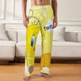 thumbnail image 2 of Looney Tunes Tweety Men's Pajama Pants Ultra Lightweight Pjs Bottoms Sleepwear Bottom Pants with Pocket Drawstring, 2 of 7