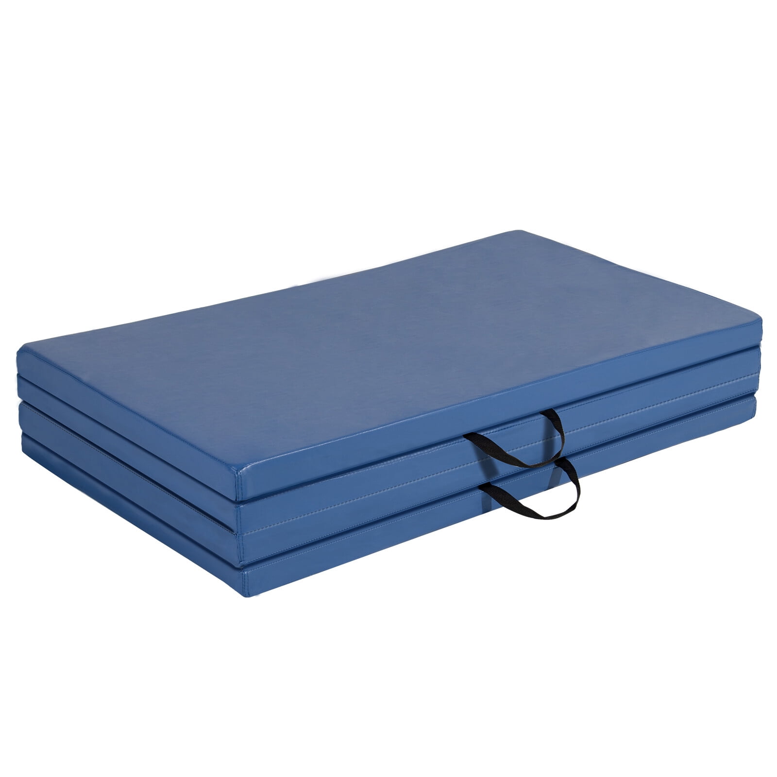 Blue 4'x8'x2"  Gymnastics Gym Folding Exercise Aerobics Tumbling  yoga play Mat