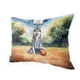 thumbnail image 2 of Happy Father's Day Siberian Husky Playing Basketball with Best Dad Jersey Pillow Cushion Double Sided Husky Dog Lover Gifts Throw Pillow - 13006, 2 of 4