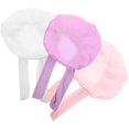 thumbnail image 3 of Hair Bonnets 3Pcs Kids Elastic Bonnet Sleep Caps Infants Assorted Color Comfortable Sleep Protection, 3 of 5