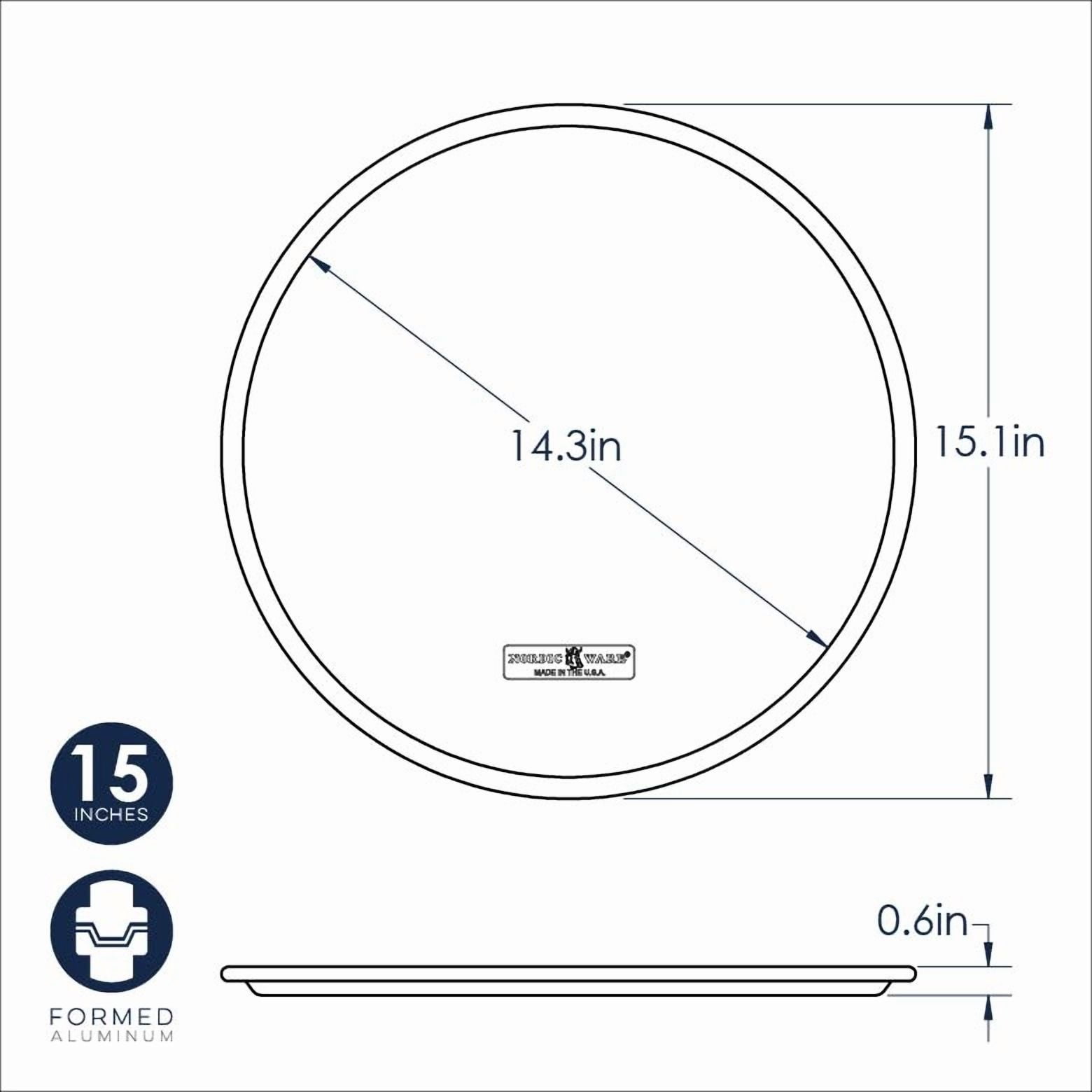 Nordic Ware Naturals™ aluminum 14” pizza pan