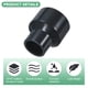 thumbnail image 2 of Uxcell 4-Pack UReducer Conector de Tubo Reductor, DN32*20 Acoplamiento Reductor de Tubo Recto, Gris, 2 of 6