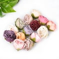 thumbnail image 4 of Fake flower heads for Crafts Artificial Silk Peony Flower Heads for Wedding Home Party Decoration DIY Bride Bouquet Cheap Mini Fake Flower 10pcs 4cm, 4 of 7
