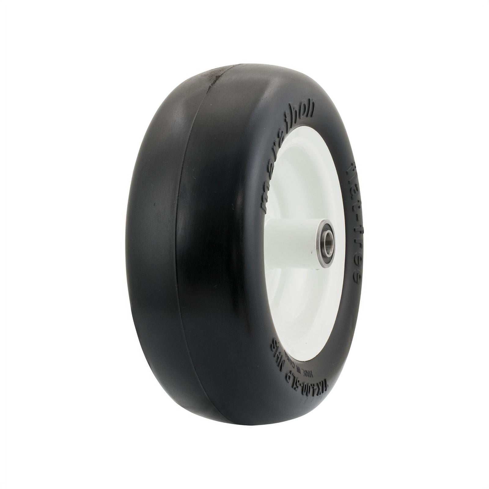 Marathon 01411P 11 X 4.00 - 5' Smooth Treat Flat Free Lawn Mower Tire