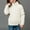 White, variant on fnnxnal Girls' Warm Cable Knit Sweater - Soft Knitting Cotton Turtleneck, Ribbed Hem/Cuffs, Pink, Sizes 3-8 Years, 1PC Top for Cool Seasons & School Wear,Size 5 T