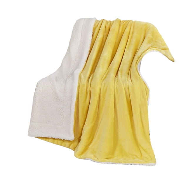 Mantas Cálidas para el Invierno, Manta de Lana de Flanela de Doble Capa 127x152cm, Acogedor Peluche Infantil, Mantas Gruesas para el Invierno
