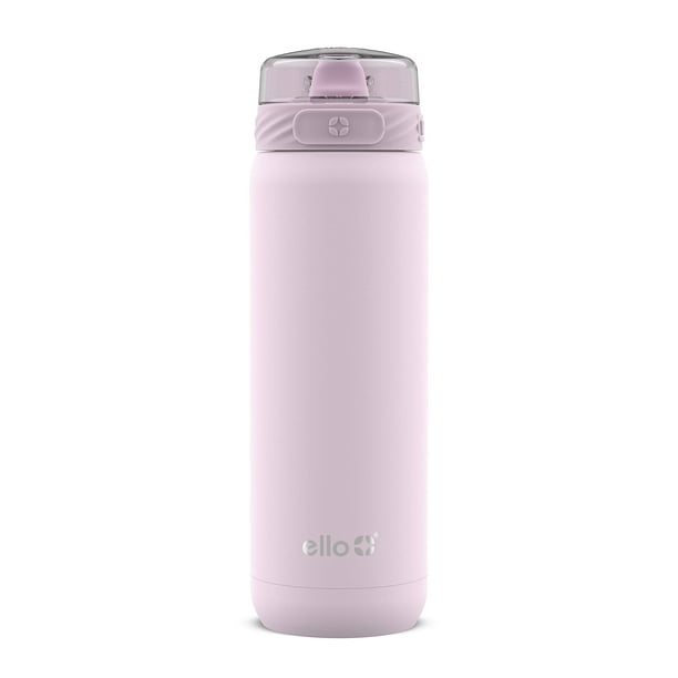 Botella de agua Ello Cooper, 650 ml, acero inoxidable, cachemir, color rosa