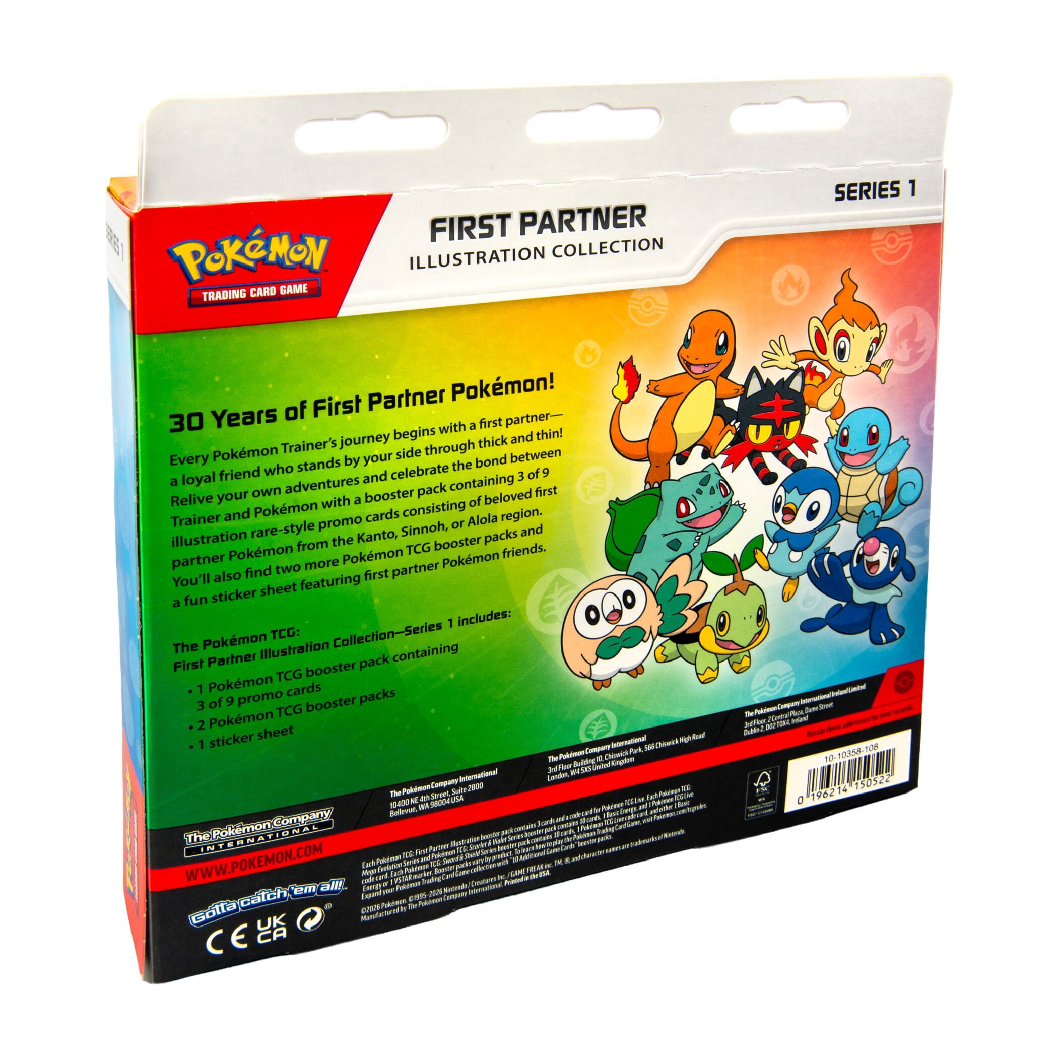 新品 First Partner series 1 BOX Pokemon Trading Card Games First Partner Illustration Collection