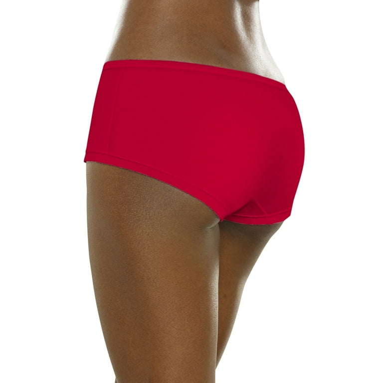 Fruit of the Loom Women's Cotton Boyshort Panties, 6 Pack - Assorted, 5 :  : Clothing, Shoes & Accessories