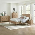 thumbnail image 4 of Alaterre Furniture Arden 2-Drawer Light Driftwood Pine Wood Nightstand, 4 of 11