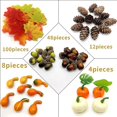 thumbnail image 2 of 172pcs Thanksgiving Artificial Pumpkins Decoration Set,halloween Mini Fake, 2 of 5