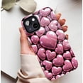 thumbnail image 5 of Heart Design Luxury Shiny Valentine's Day Gift Phone Case for Women Compatible with iPhone 11/12/13/14/15/16 (Pro Max/Plus), 5 of 9