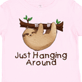 thumbnail image 4 of Inktastic Just Hanging Around with Cute Sloth Boys or Girls Toddler T-Shirt, 4 of 5