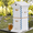 White, variant on AUSHIVE Wax Coated Cedarwood Bee Beehive Kit with 4 Beehive Frames & 6 Brood Frames, Beige